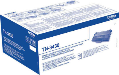 Brother TN-3430 Γνήσιο Toner Laser Εκτυπωτή Μαύρο 3000 Σελίδων (TN-3430)