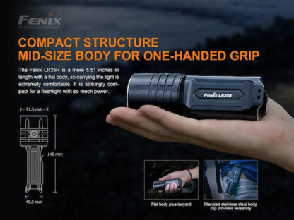 Fenix Torch LR35 14 cm, 10000 lm