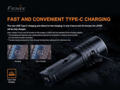 Fenix Torch LR35 14 cm, 10000 lm