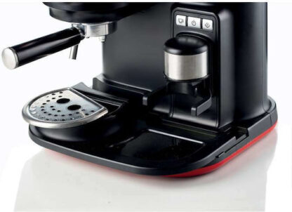 Ariete Moderna 1318/00 Μηχανή Espresso 1080W Πίεσης 15bar με Μύλο Άλεσης Κόκκινη