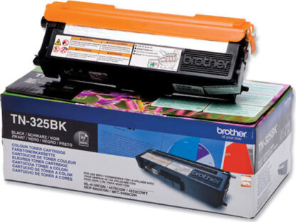 Brother TN-325BK Γνήσιο Toner Laser Εκτυπωτή Μαύρο High Capacity 4000 Σελίδων (TN-325BK)
