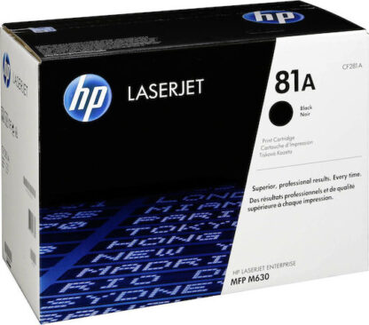 HP 81A Γνήσιο Toner Laser Εκτυπωτή Μαύρο 10500 Σελίδων (CF281A)