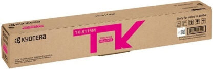 Kyocera TK-8115M Γνήσιο Toner Laser Εκτυπωτή Ματζέντα 6000 Σελίδων (1T02P3BNL0)