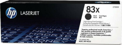 HP 83X Γνήσιο Toner Laser Εκτυπωτή Μαύρο High Yield 2200 Σελίδων (CF283X)