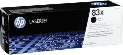 HP 83X Γνήσιο Toner Laser Εκτυπωτή Μαύρο High Yield 2200 Σελίδων (CF283X)