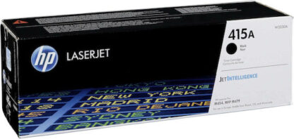 HP 415A Γνήσιο Toner Laser Εκτυπωτή Μαύρο 2400 Σελίδων (W2030A)