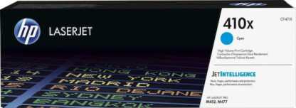 HP 410X Γνήσιο Toner Laser Εκτυπωτή Κυανό High Yield 5000 Σελίδων (CF411X)