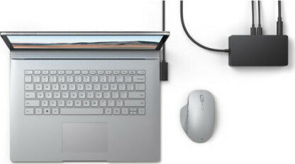 Microsoft Surface Dock 2 USB-C Docking Station με HDMI 4K PD Ethernet και συνδεση 2 Οθονών Μαύρο SVS-00002