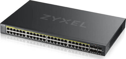 Zyxel GS2220-50HP Managed L2 PoE+ Switch με 44 Θύρες Gigabit (1Gbps) Ethernet και 6 SFP Θύρες