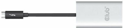 Club3D Μετατροπέας Thunderbolt 3 male σε HDMI 2x female Ασημί (CSV-1574)