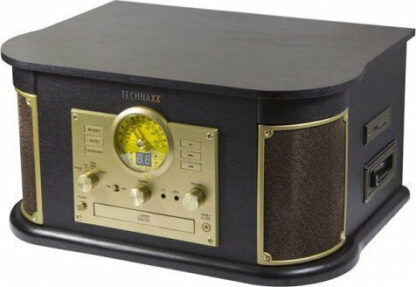 Technaxx TX-103 Nostalgia Πικάπ με Προενίσχυση και Ενσωματωμένα Ηχεία Καφέ