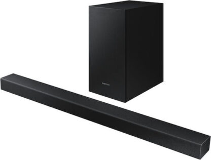 Samsung HW-T420 Soundbar 150W 2.1 Bluetooth με Ασύρματο Subwoofer και Τηλεχειριστήριο Μαύρο