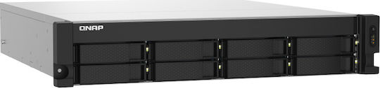 Δικτυακή συσκευή αποθήκευσης NAS Qnap TS-832PXU-RP-4G 4 GB RAM Μαύρο Δικτυακή συσκευή αποθήκευσης NAS Qnap TS-832PXU-RP-4G 4 GB RAM Μαύρο