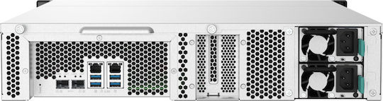 Δικτυακή συσκευή αποθήκευσης NAS Qnap TS-832PXU-RP-4G 4 GB RAM Μαύρο Δικτυακή συσκευή αποθήκευσης NAS Qnap TS-832PXU-RP-4G 4 GB RAM Μαύρο