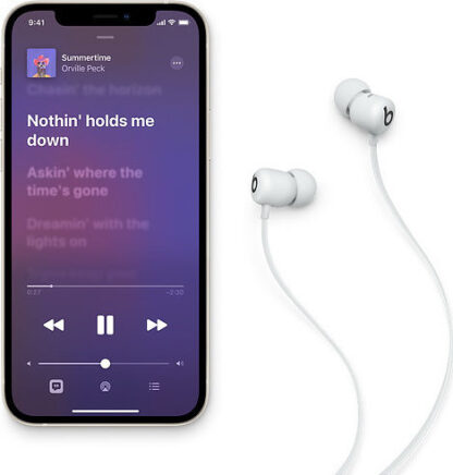 BEATS FLEX AURICOLARI WIRELESS PER UN ASCOLTO NON STOP - GRIGIO NUVOLA