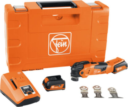 Fein MultiMaster AMM 300 Plus Start Παλινδρομικό Πολυεργαλείο 12V 2x3Ah με Ρύθμιση Ταχύτητας