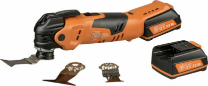 Fein MultiMaster AMM 300 Plus Start Παλινδρομικό Πολυεργαλείο 12V 2x3Ah με Ρύθμιση Ταχύτητας