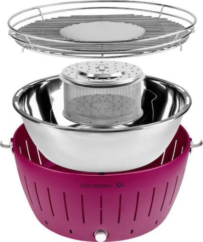 LotusGrill G435 XL Ανοξείδωτη Φορητή Ψησταριά Κάρβουνου 40.5x40.5εκ.