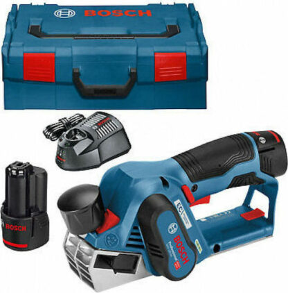 Bosch GHO 12V-20 Professional Πλάνη 12V 2x3Ah με Σύστημα Αναρρόφησης