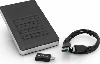 Verbatim Store 'n' Go Secure with Keypad Access USB 3.1 Εξωτερικός HDD 2TB 2.5" Μαύρο