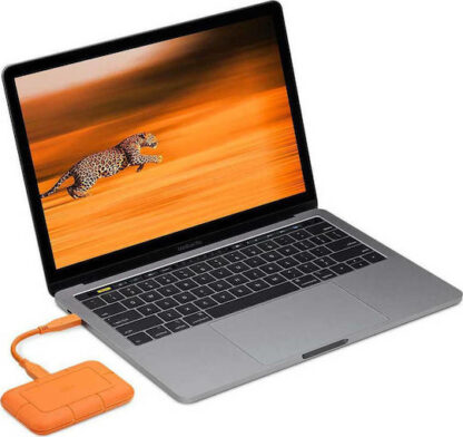 Lacie Rugged USB-C Εξωτερικός SSD 500GB 2.5" Πορτοκαλί