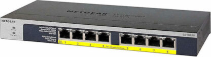 NetGear GS108PP Unmanaged L2 PoE+ Switch με 8 Θύρες Gigabit (1Gbps) Ethernet