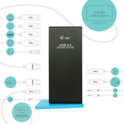 i-tec USB 3.2 Gen 1 - Type-A & HDMI Docking Station