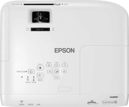 Epson EB-X49 Projector 3LCD Απλής Λάμπας με Wi-Fi και Ενσωματωμένα Ηχεία Λευκός Κωδικός: V11H982040