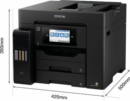 Epson Ecotank ET-5850 Έγχρωμο Inkjet Φωτοτυπικό με Αυτόματο Τροφοδότη Φύλλων (ADF) και Σάρωση Διπλής Όψης