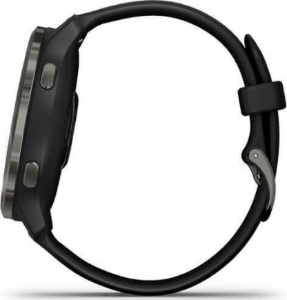 Garmin Venu 2 Stainless Steel 45mm Αδιάβροχο Smartwatch με Παλμογράφο (Slate / Black)