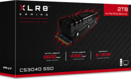 PNY CS3040 SSD 2TB M.2 NVMe Κωδικός: M280CS3040HS-2TB-RB
