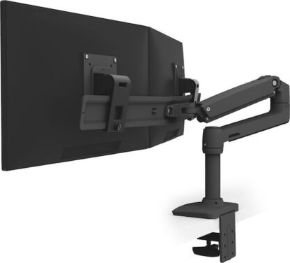 Ergotron LX Επιτραπέζια Βάση για 2 Οθόνες έως 25" με Βραχίονα