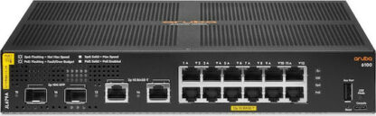 HP 6100 12G Class4 PoE 2G/2SFP+ 139W Switch Managed L2 PoE+ Switch με 12 Θύρες Gigabit (1Gbps) Ethernet και 2 SFP Θύρες