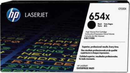 HP 654X Γνήσιο Toner Laser Εκτυπωτή Μαύρο High Yield 20500 Σελίδων (CF330X)