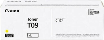 Canon T09 Γνήσιο Toner Laser Εκτυπωτή Κίτρινο 5900 Σελίδων (3017C006)