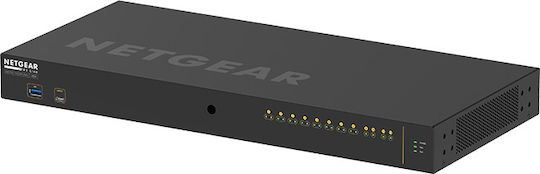 NetGear GSM4212UX Managed L3 PoE++ Switch με 8 Θύρες Gigabit (1Gbps) Ethernet και 2 SFP Θύρες NetGear GSM4212UX Managed L3 PoE++ Switch με 8 Θύρες Gigabit (1Gbps) Ethernet και 2 SFP Θύρες