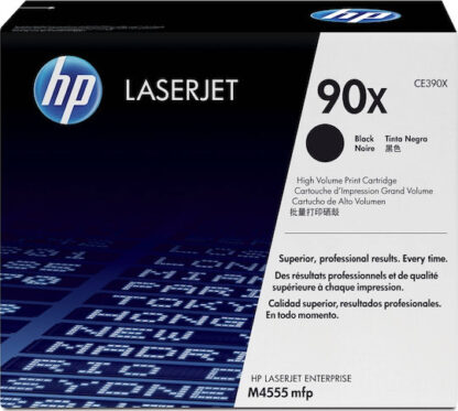HP 90X Γνήσιο Toner Laser Εκτυπωτή Μαύρο High Yield 24000 Σελίδων (CE390X)