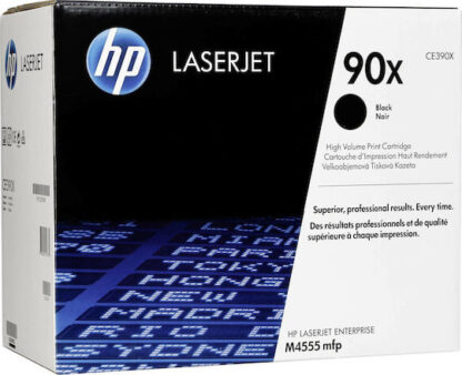 HP 90X Γνήσιο Toner Laser Εκτυπωτή Μαύρο High Yield 24000 Σελίδων (CE390X)