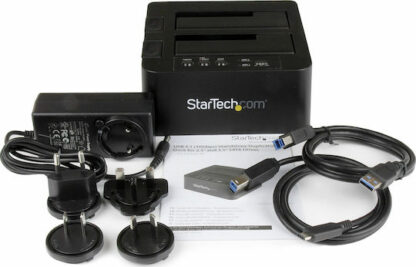 StarTech Docking Station για 2 Σκληρούς Δίσκους SATA 3.5" / 2.5" με σύνδεση USB 3.1 (SDOCK2U313R)