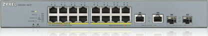 Zyxel GS1350-18HP Managed L2 PoE+ Switch με 16 Θύρες Gigabit (1Gbps) Ethernet και 2 SFP Θύρες
