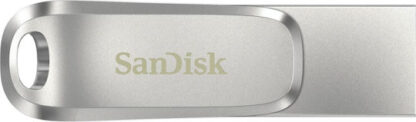Sandisk Ultra Dual Drive Luxe 256GB USB 3.1 Stick με σύνδεση USB-C Ασημί