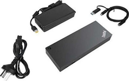 Lenovo ThinkPad Hybrid USB-C / USB-A Docking Station με HDMI/DisplayPort 4K PD Ethernet και συνδεση 2 Οθονών Μαύρο