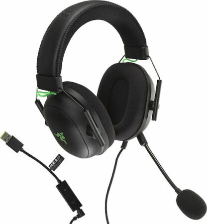 Razer BlackShark V2 Over Ear Gaming Headset με σύνδεση USB / 3.5mm