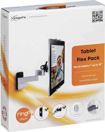 Vogel's 8371030 Βάση Tablet με Βραχίονα έως 12" σε Ασημί χρώμα