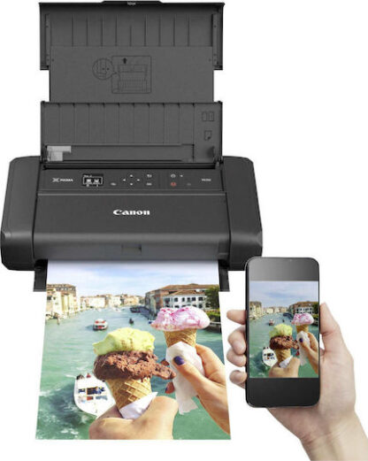 Canon Pixma TR150 with Battery Έγχρωμoς Εκτυπωτής Inkjet με WiFi και Mobile Print