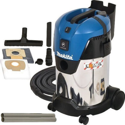 Makita Σκούπα Υγρών / Στερεών 1000W με Ανοξείδωτο Κάδο 30lt Κωδικός: VC3011L