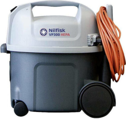 Nilfisk VP300 Hepa EU2 Σκούπα Στερεών 1200W με Πλαστικό Κάδο 10lt