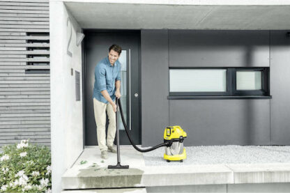 Karcher WD 3 Battery Premium Set Επαναφορτιζόμενη Σκούπα Υγρών / Στερεών με Ανοξείδωτο Κάδο 17lt