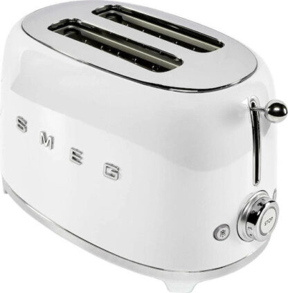 Smeg Φρυγανιέρα 2 Θέσεων 950W Λευκή Κωδικός: TSF01WHEU