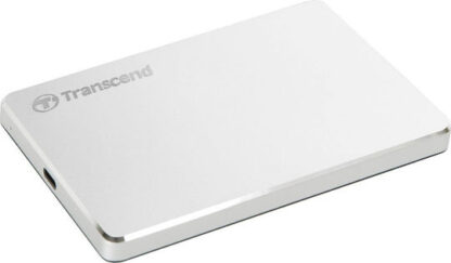 Transcend StoreJet 25C3S USB-C Εξωτερικός HDD 1TB 2.5" Ασημί